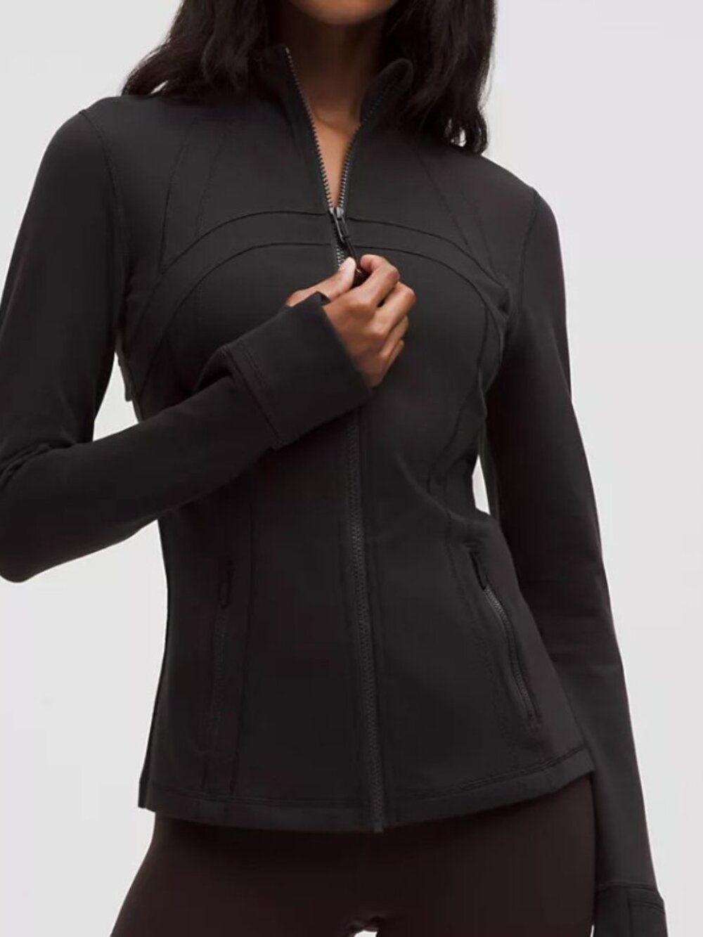 Lululemon Define Jacket Luon Black Size 8 EUC
